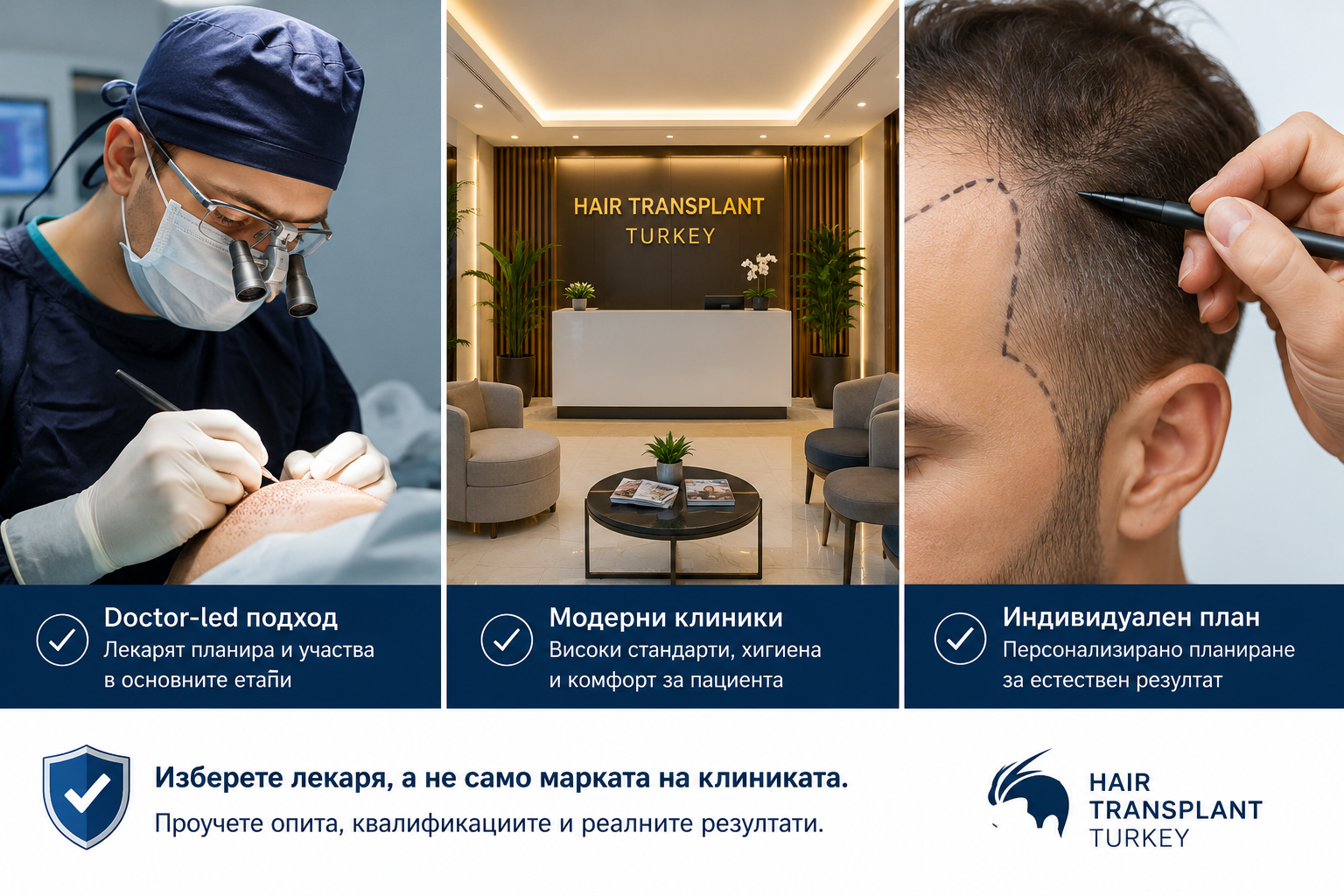 Топ 10 клиники за присаждане на коса в Турция – doctor-led клиники и лекари